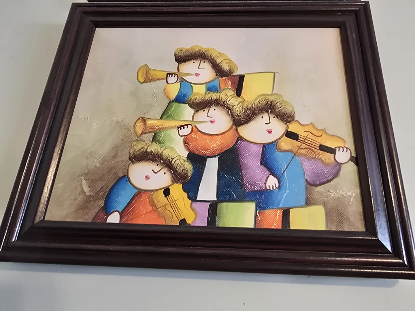 Framed Oil Printing - Set of 3 - photo 4