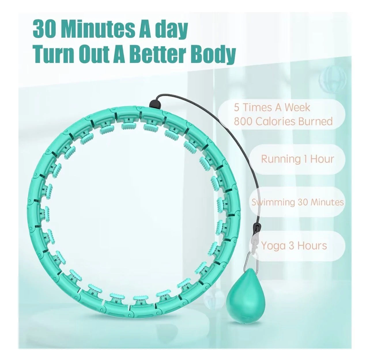Adjustable Hula Hoop for Fitness - photo 4