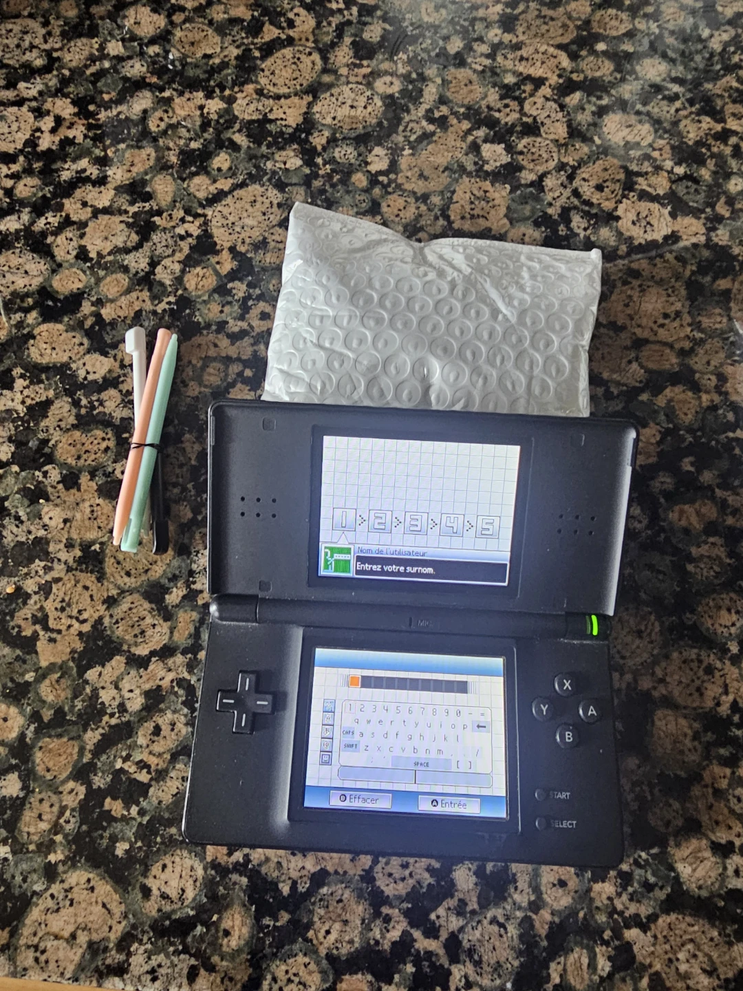 Black Nintendo Ds Lite Console - photo 2