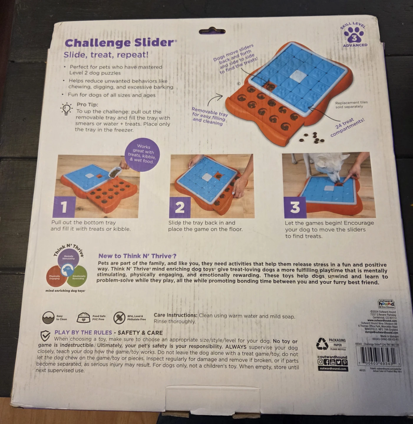 Challenge Slider Dog Puzzle Toy - photo 3