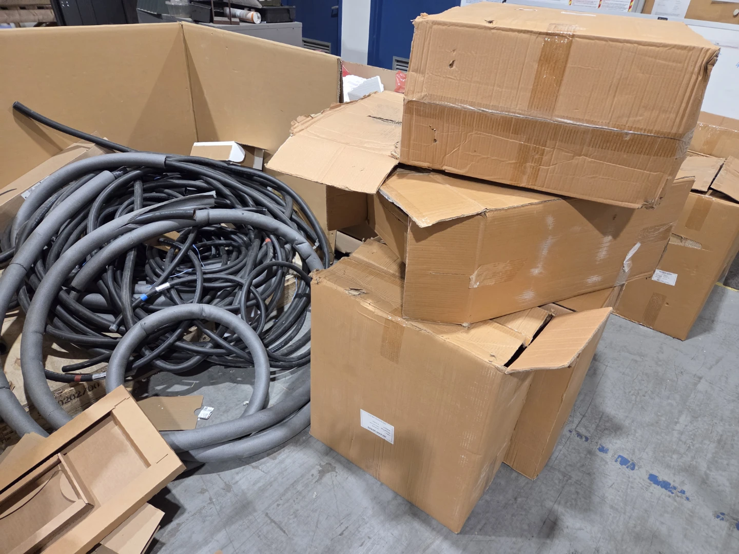 #freecycle  Cardboard and foam- Variety of Sizes
