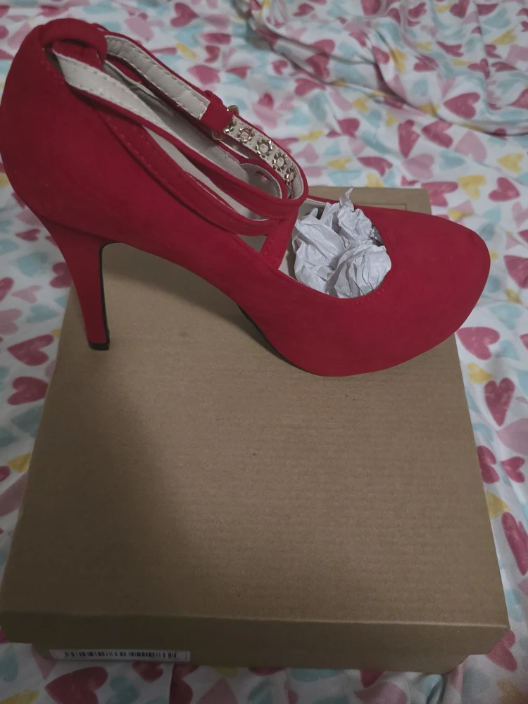 Red Heeled Mary Jane Shoes - photo 3
