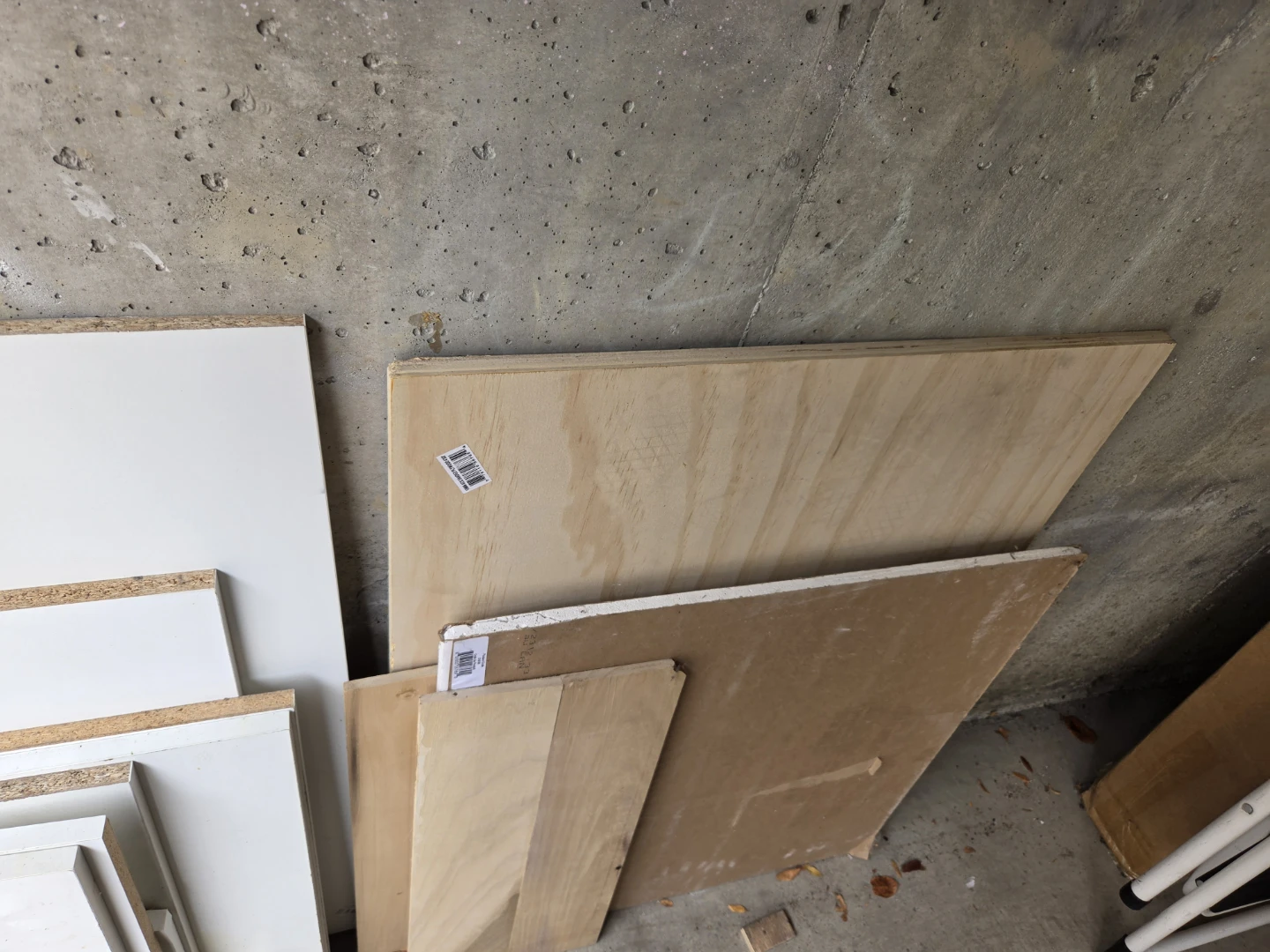 Assorted Wood and Particle Board Scraps