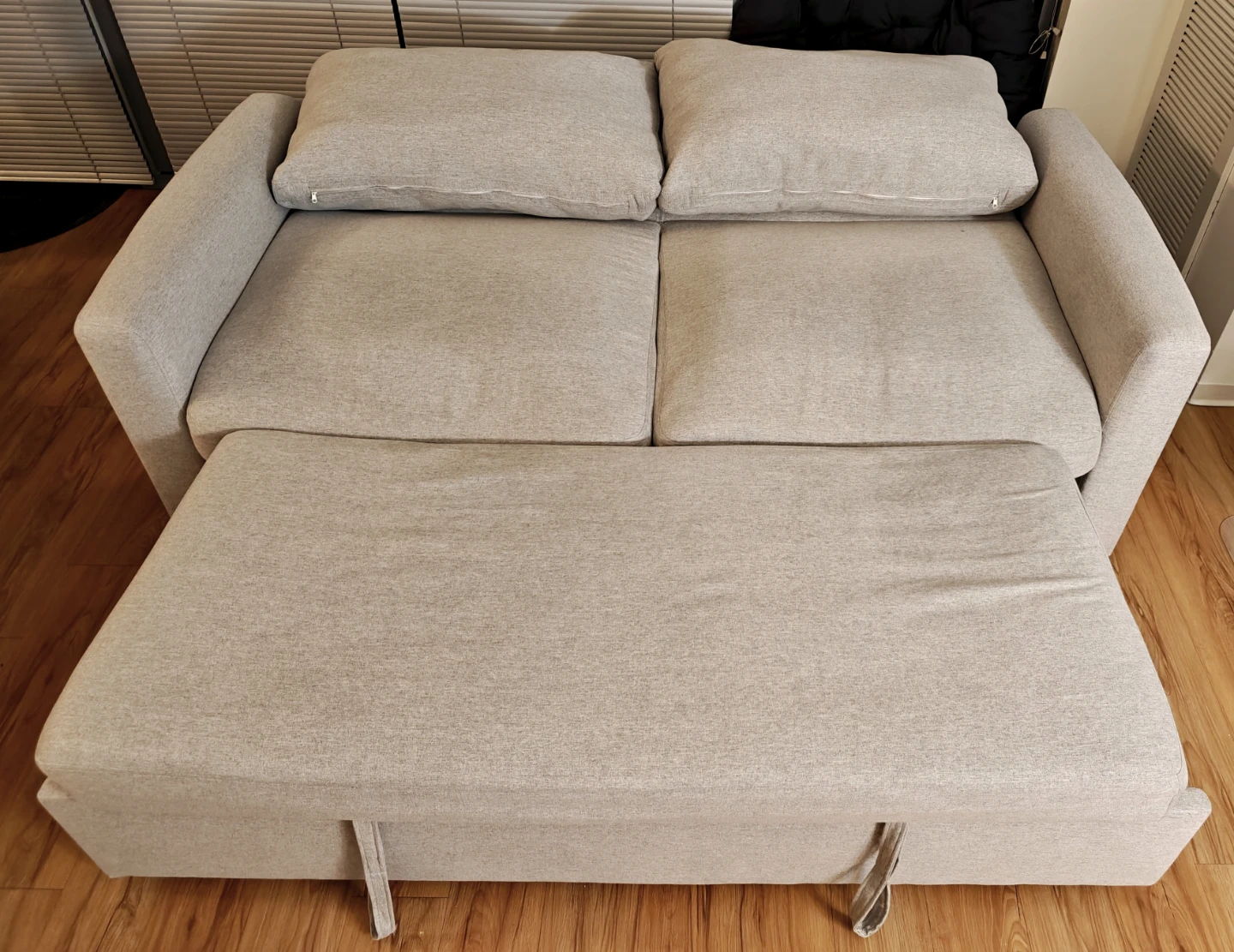 Light Gray Sofa Sleeper Bed - photo 3