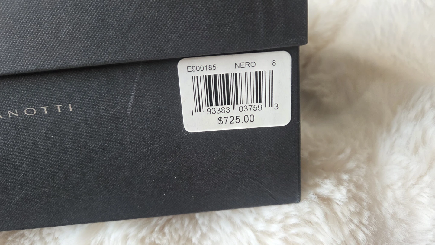 Giuseppe Zanotti Black Leather Strappy Heels Size 8 - photo 5