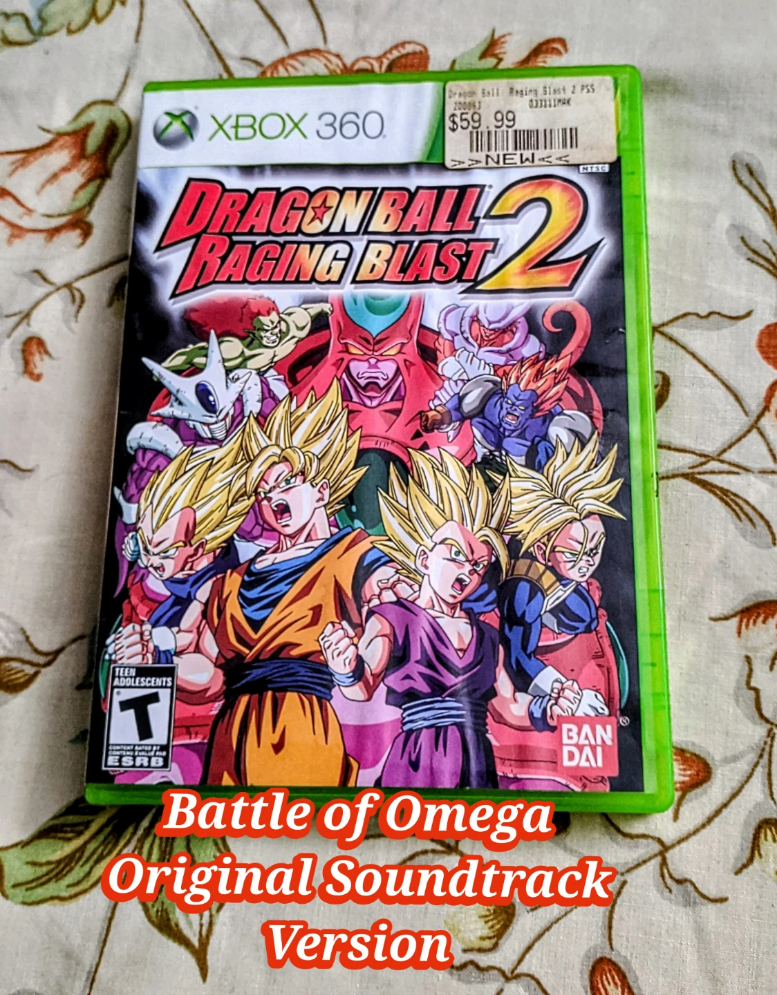 Rare CIB DBZ Raging Blast 2 Xbox 360 Battle of Omega version