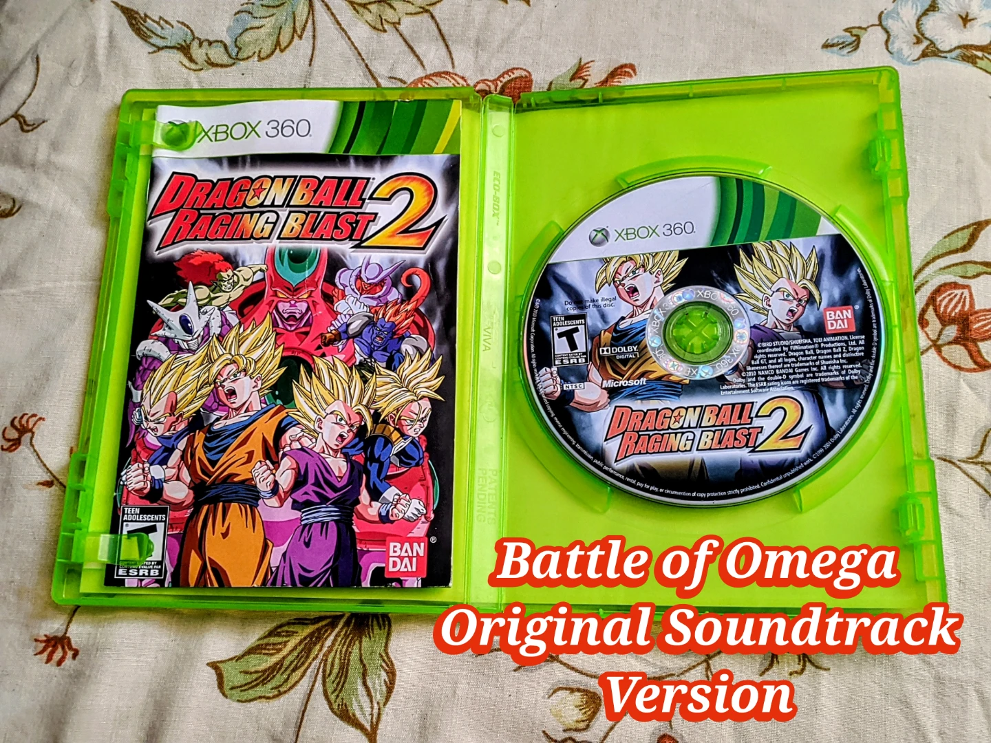 Rare CIB DBZ Raging Blast 2 Xbox 360 Battle of Omega version - photo 2
