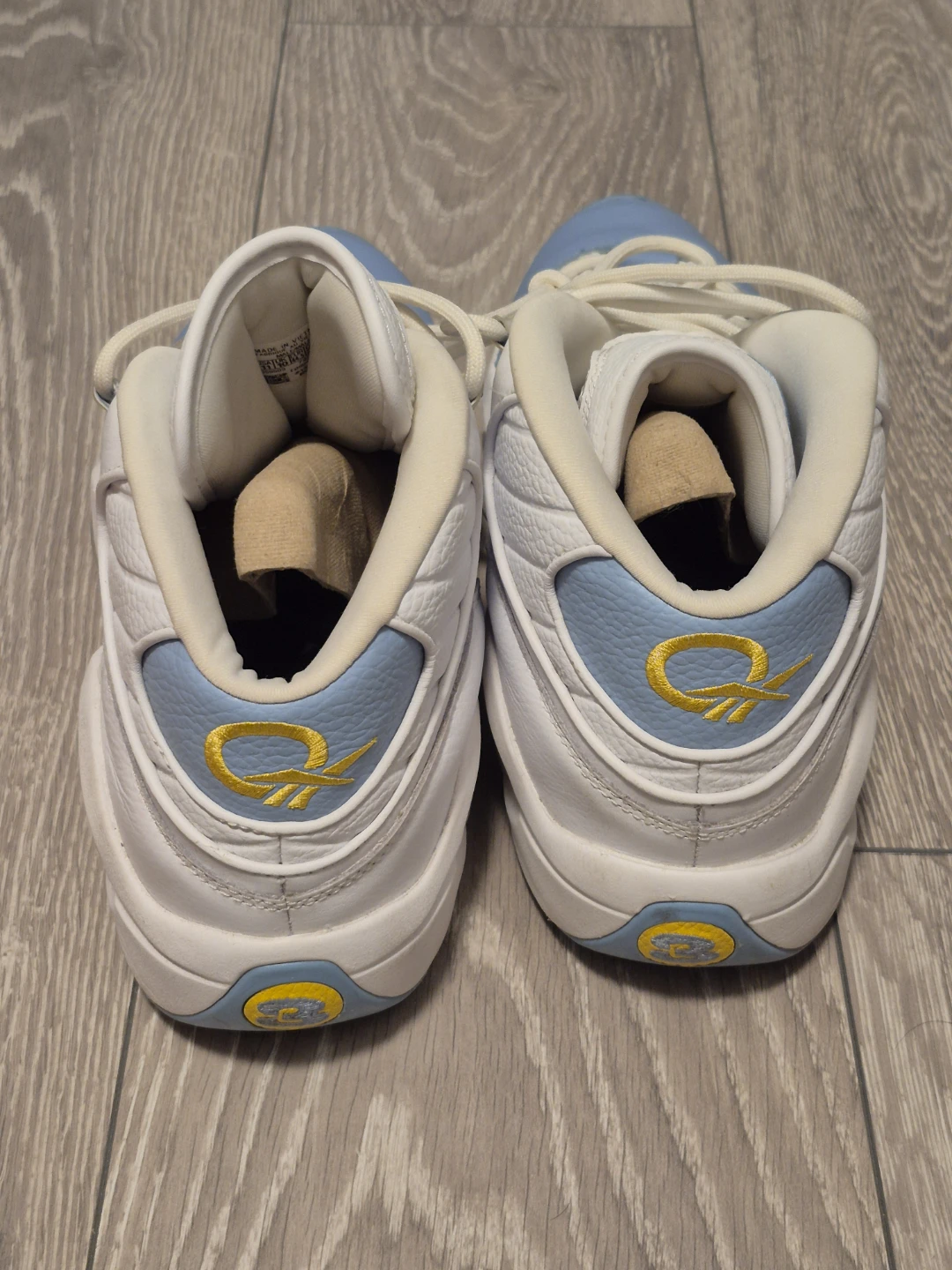 Reebok Iverson Answer IV Men's Sneakers White/Baby Blue Size 11 - photo 3