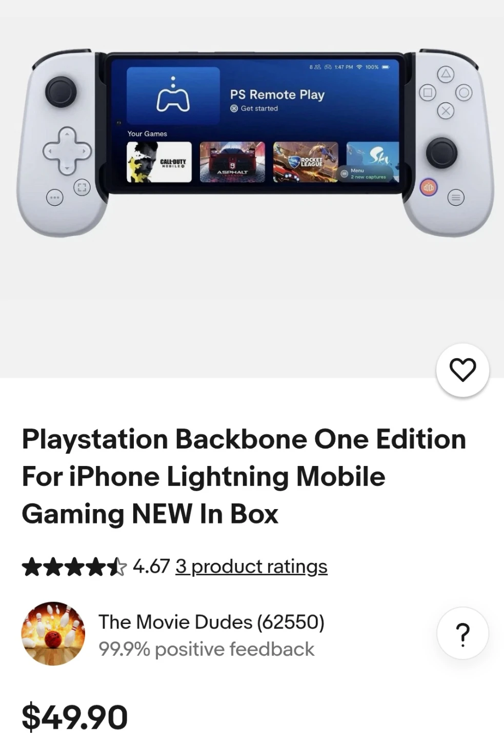 Playstation Backbone One Edition