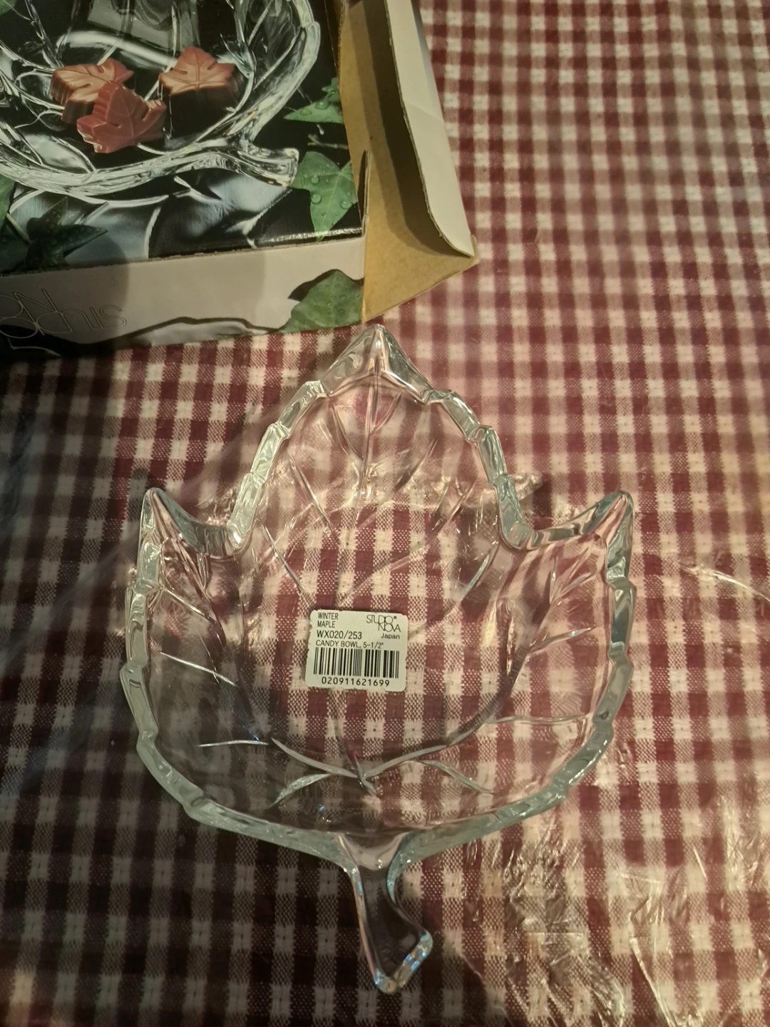 Winter Maple Candy Bowl 5 1/2"