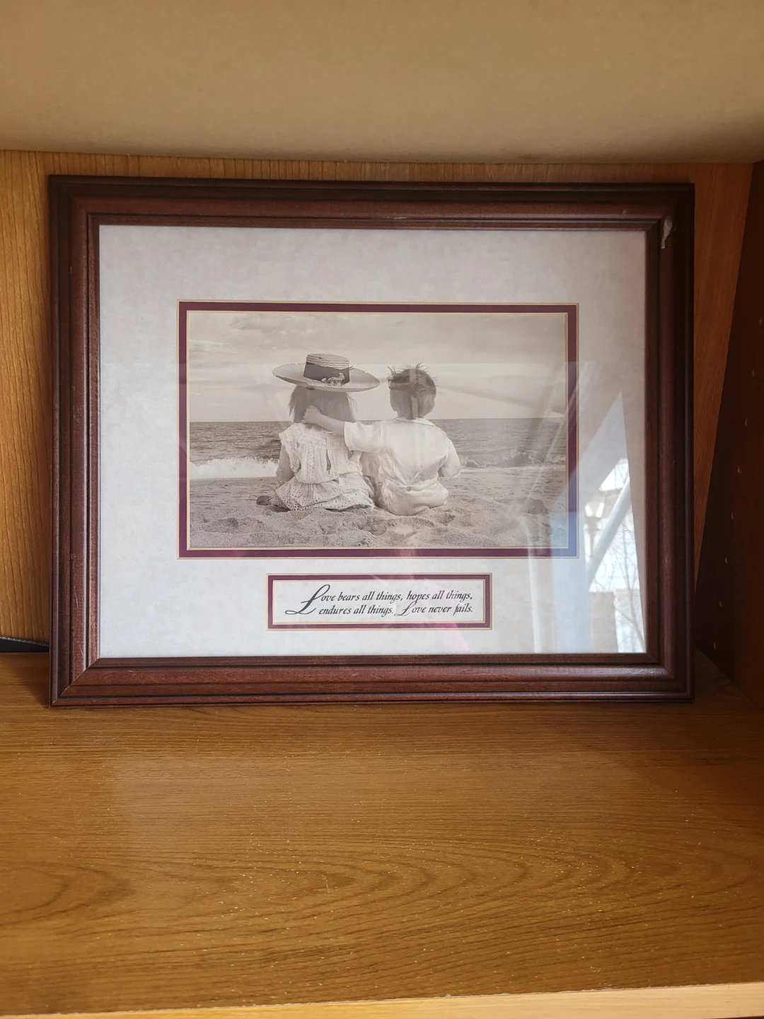 Framed Picture with Quote