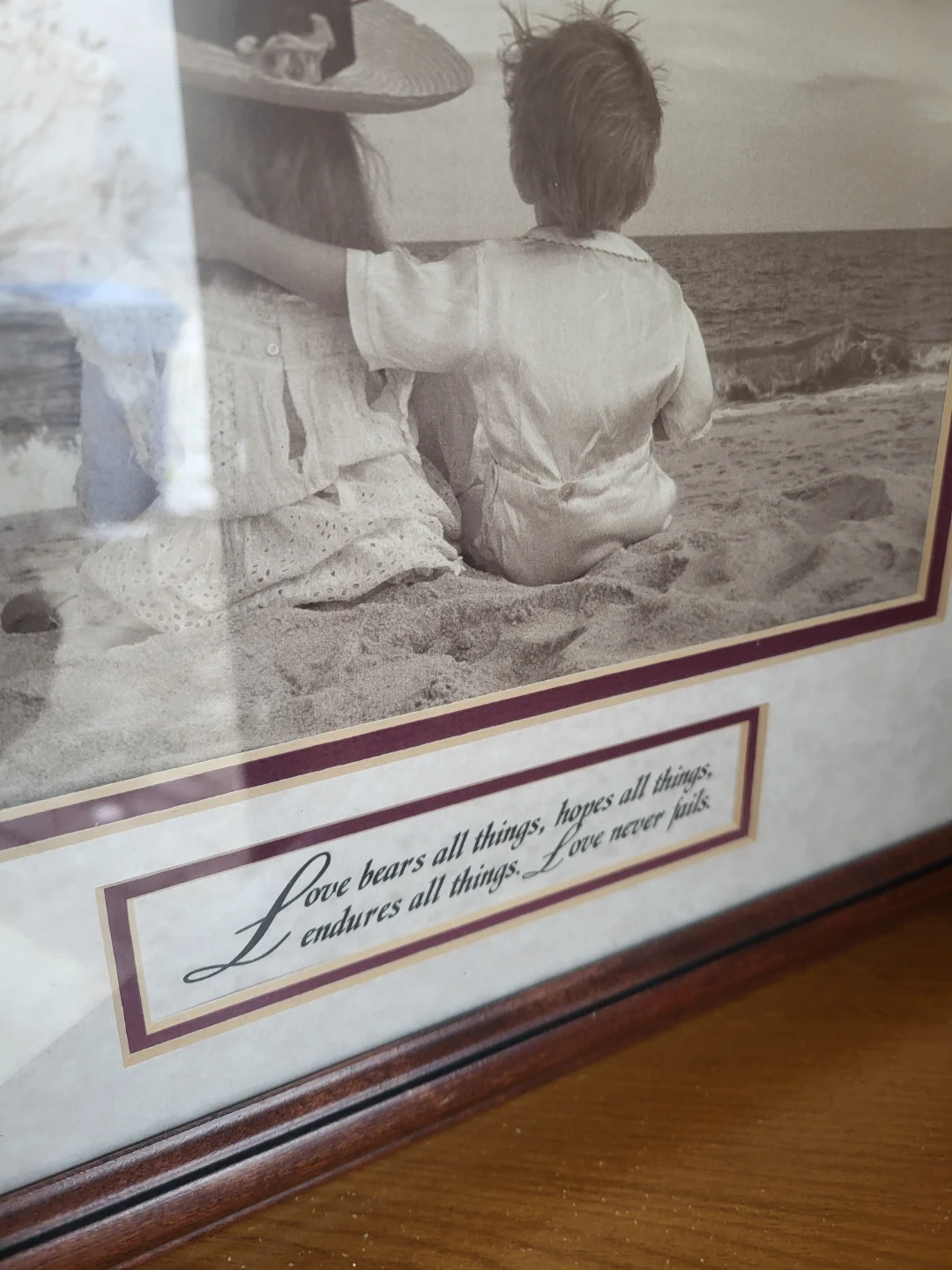 Framed Picture with Quote - photo 2