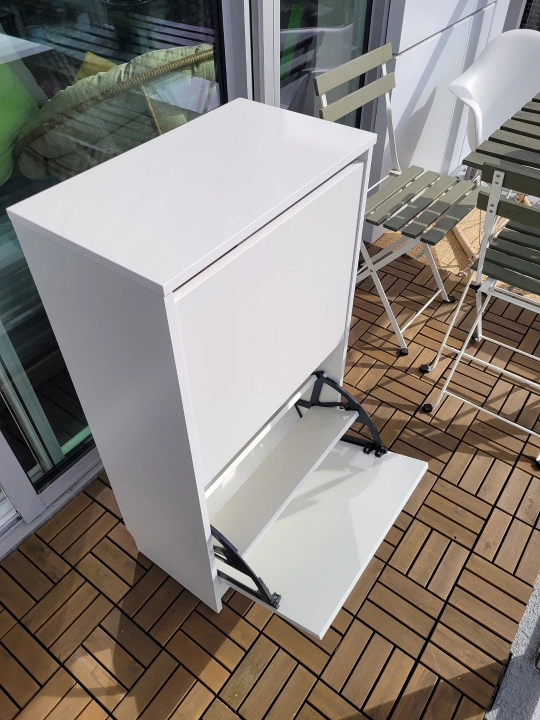 IKEA BISSA White Shoe Cabinet