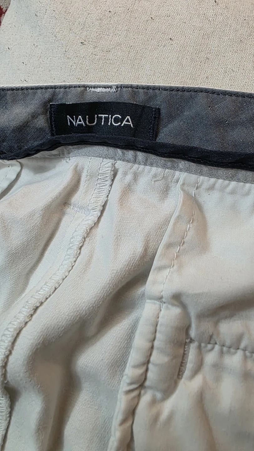 Nautica Deck Shorts - 33W White - photo 3