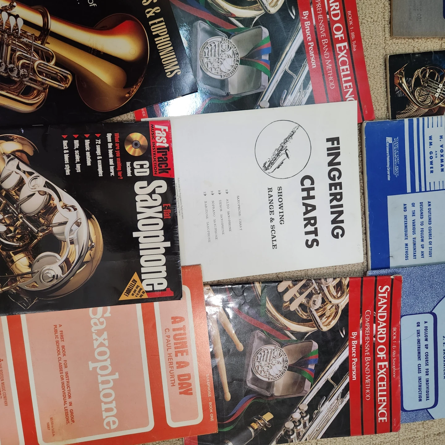 Mixed lot of music books brass band instruments - photo 3