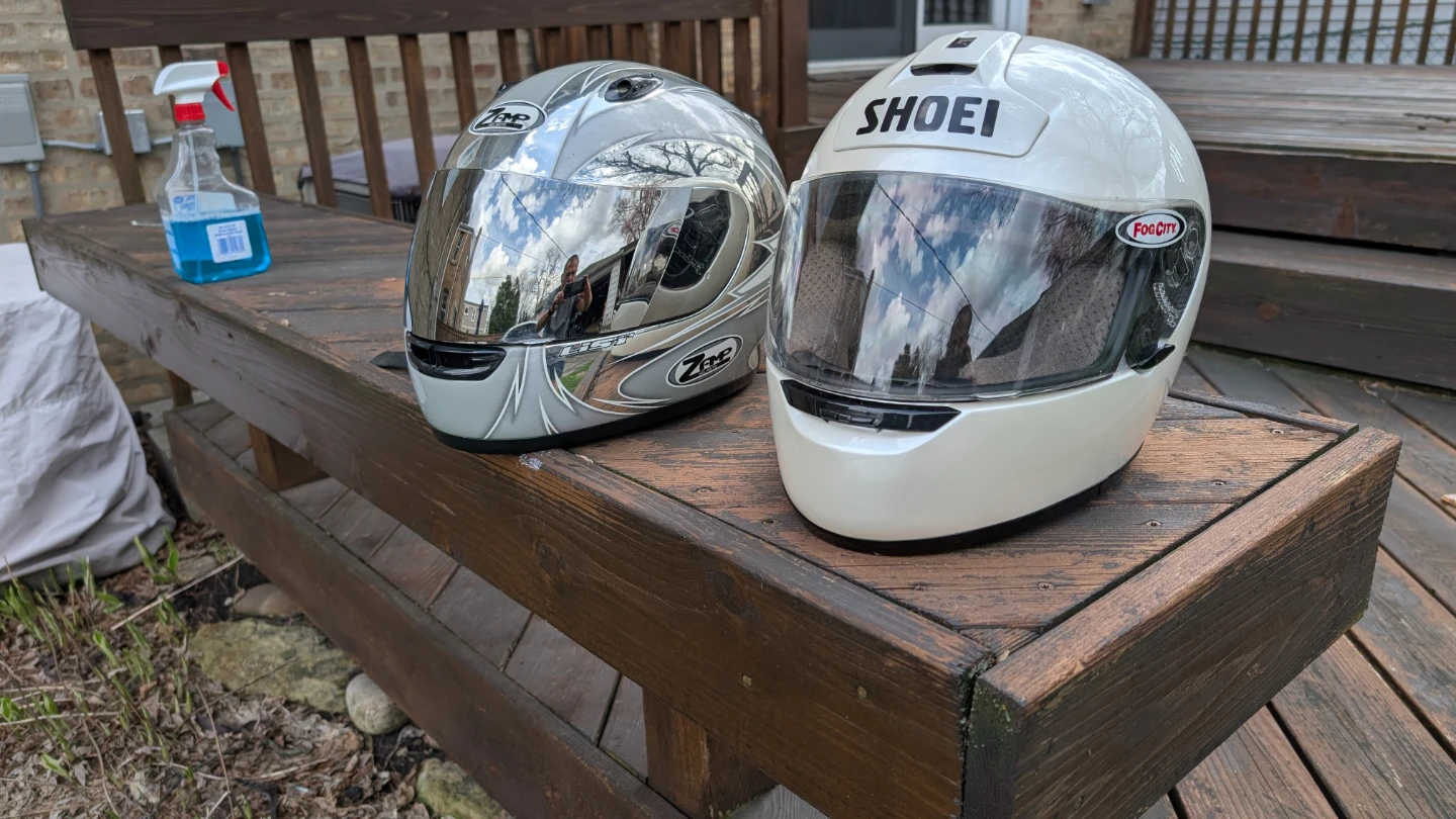 Shoei Motorcycle Helmet and Zamp Helmet - photo 4