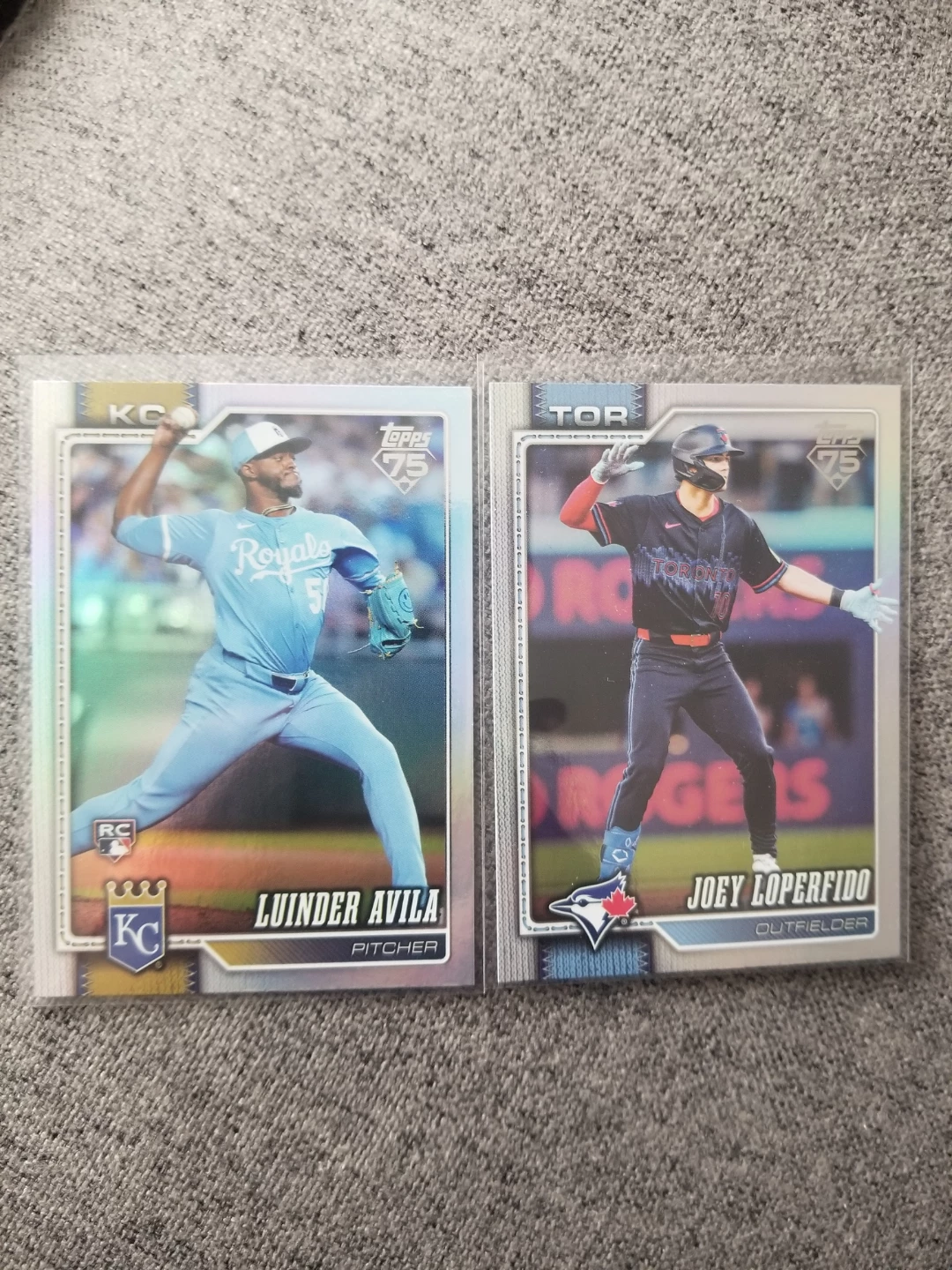 Topps 2026 Luinder Avila and Joey Loperfido Baseball Cards