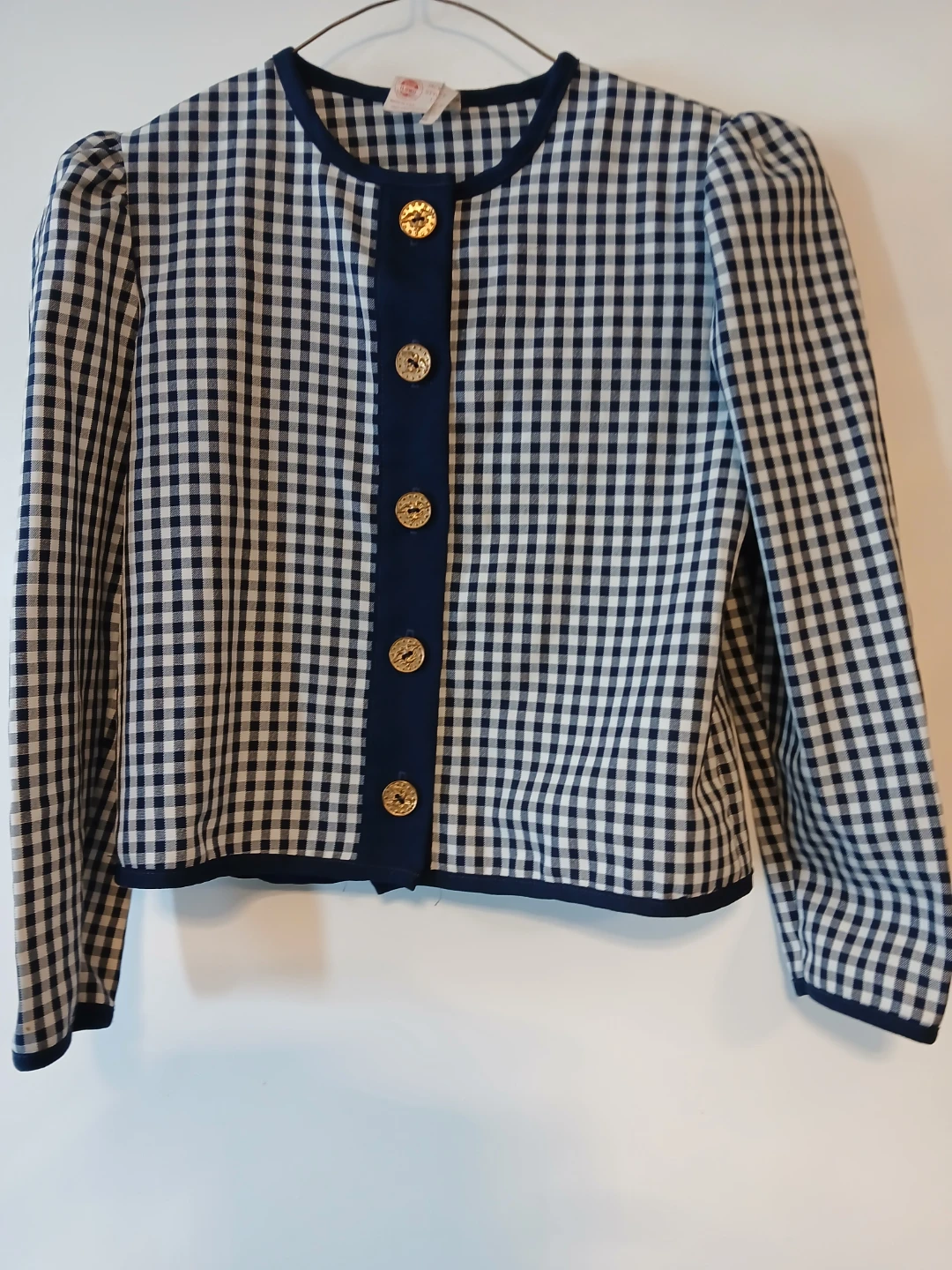 Two Women's Blazers: blue and gingham. $10 EACH. - photo 4