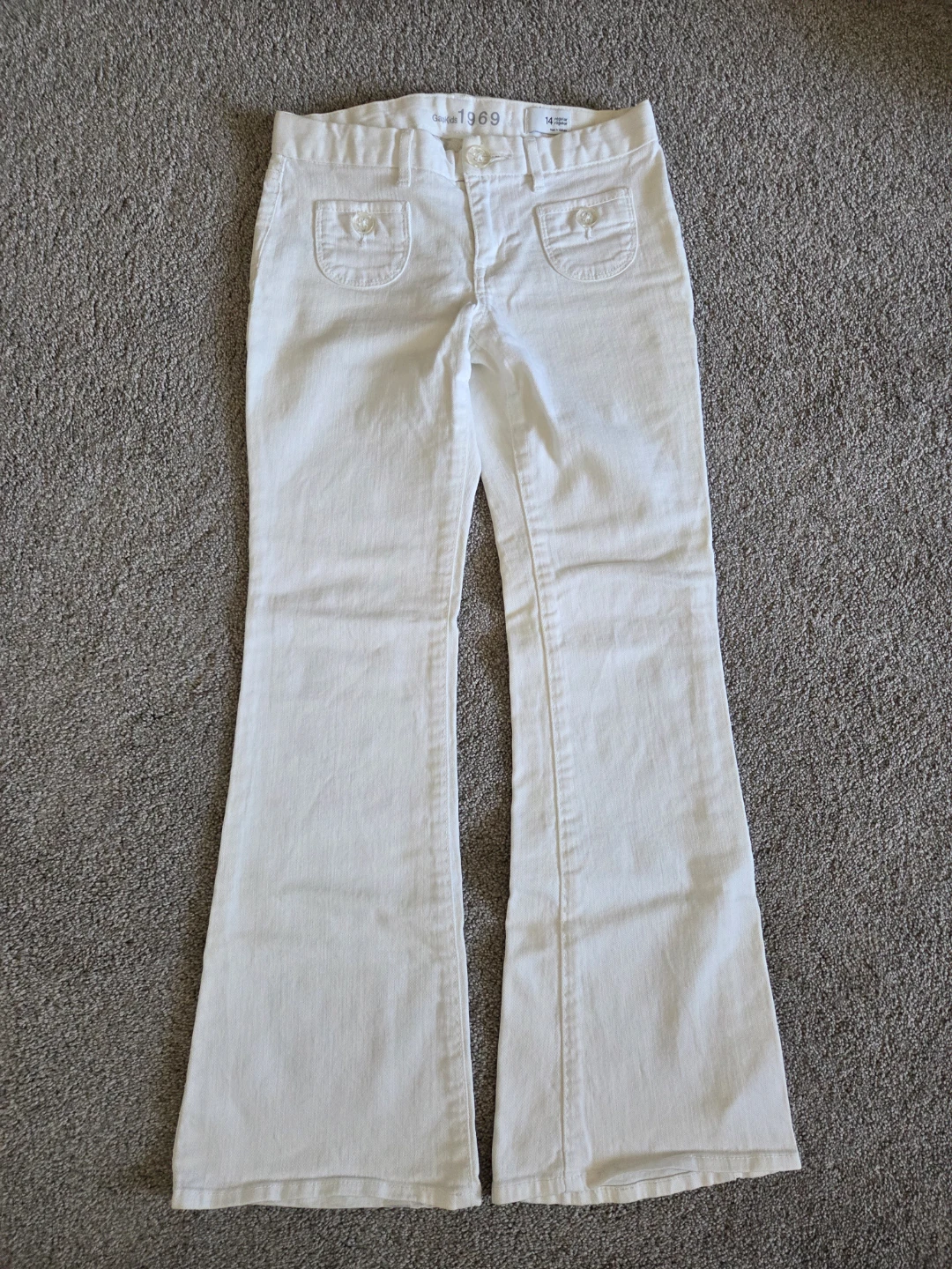 Gapkids Girls white  jeans Size 14