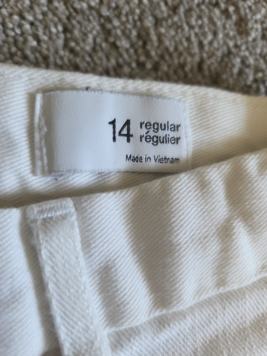 Gapkids Girls white  jeans Size 14 - photo 2