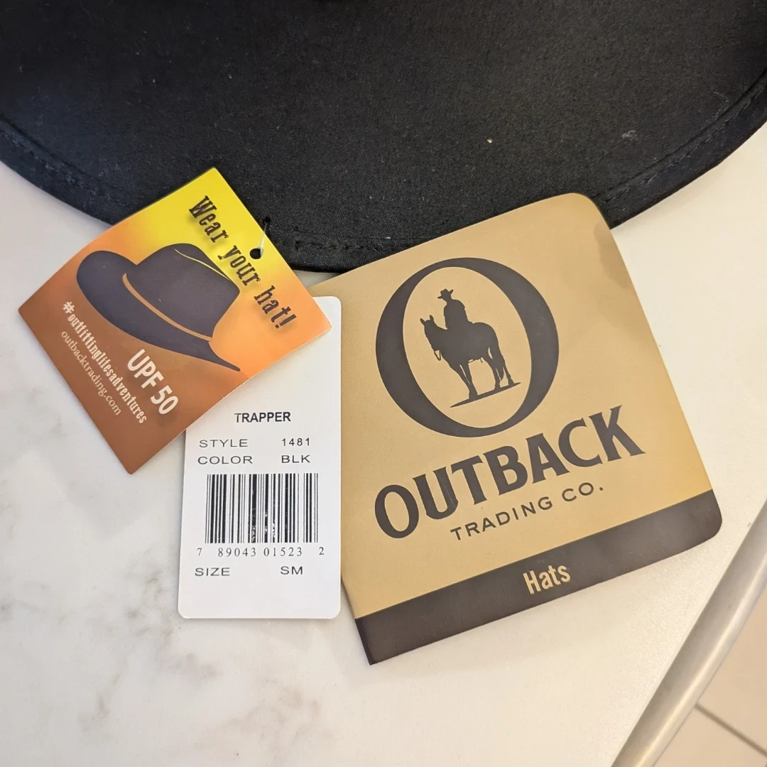 Black Oilskin Trapper Hat from Outback Trading Co. - photo 3