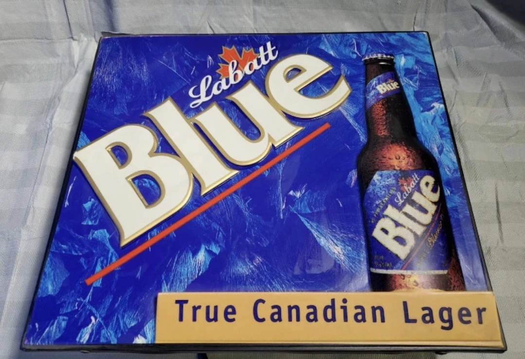 Vintage Labatt blue beer light up sign