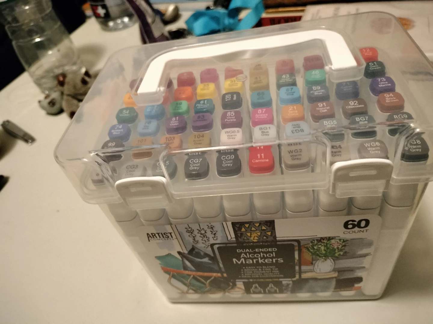 Artist Concepts Dual-Ended Alcohol Markers - 60 Count