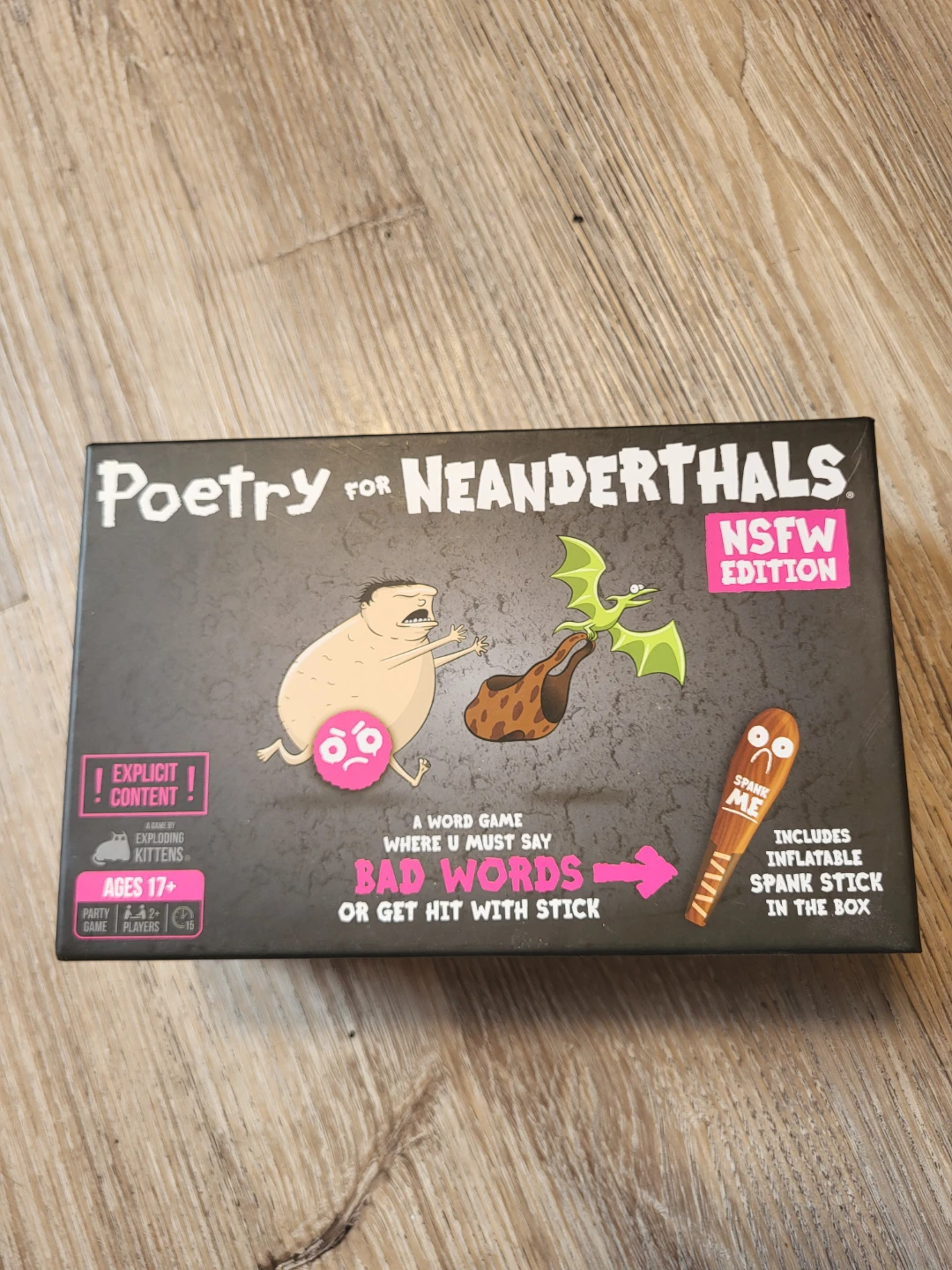 Poetry for Neanderthals NSFW Edition Card Game