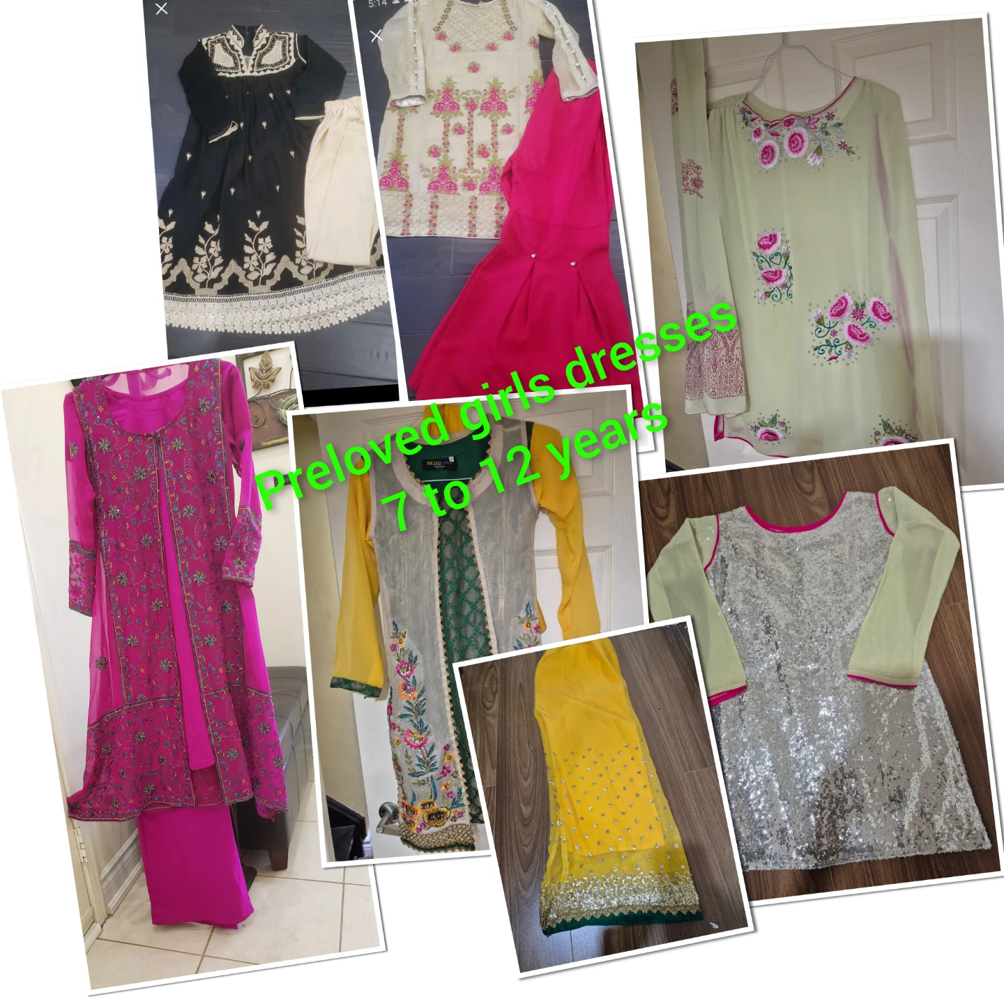 Preloved girls dresses