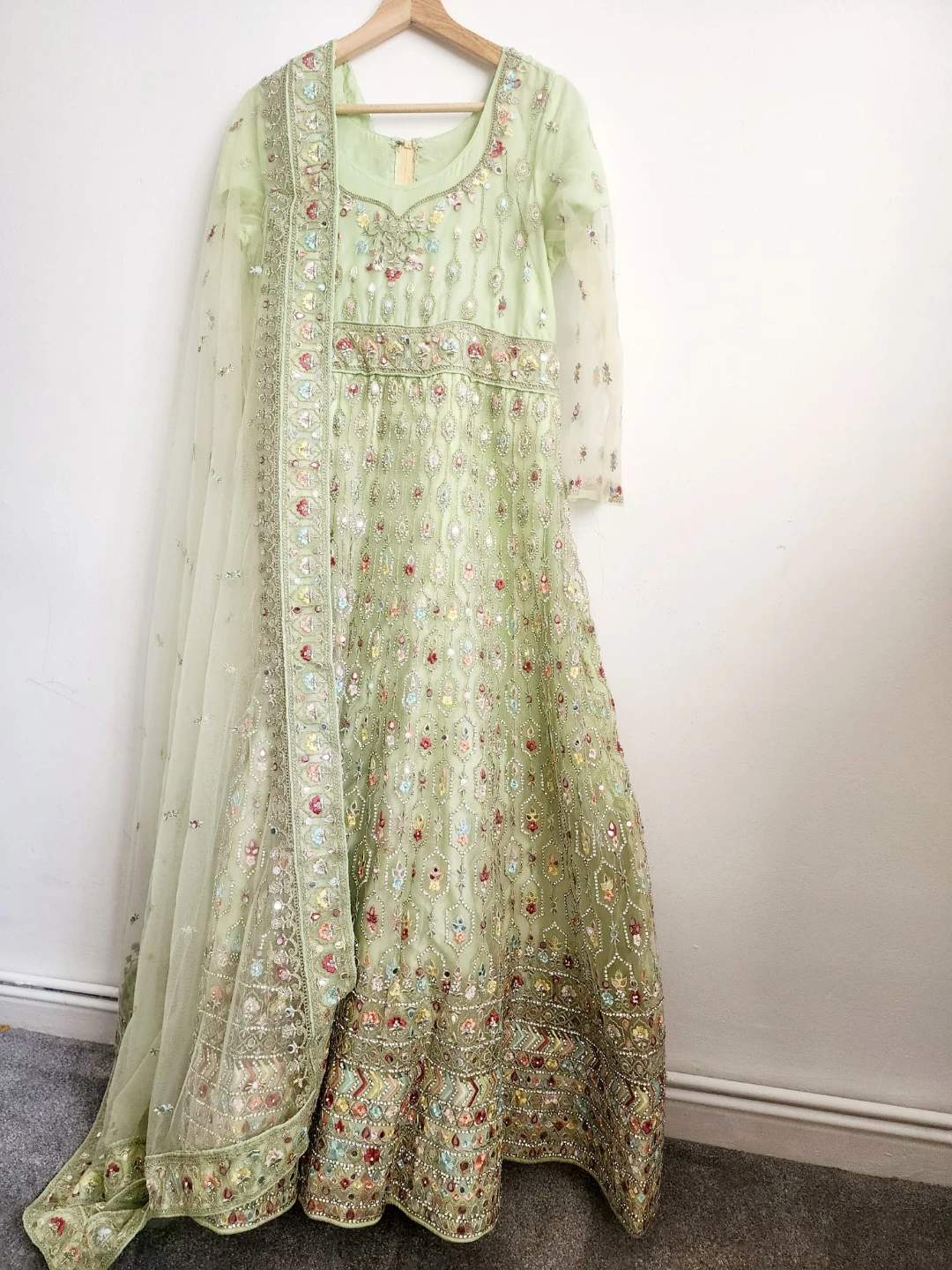 Embellished Gown Dress