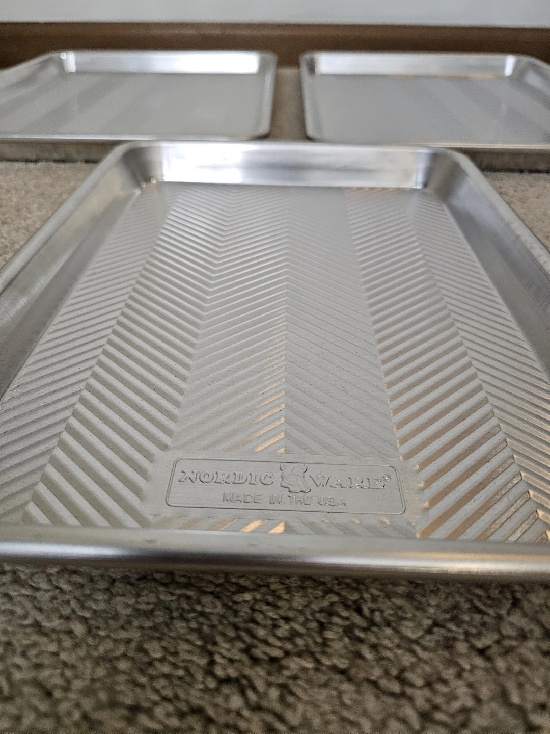 NORDIC Prism Ware Baking Sheet Set (Alum) - photo 2