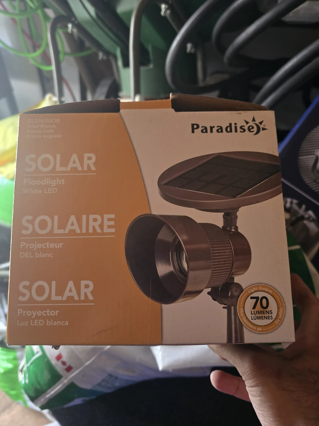 Paradise Solar Floodlight White LED