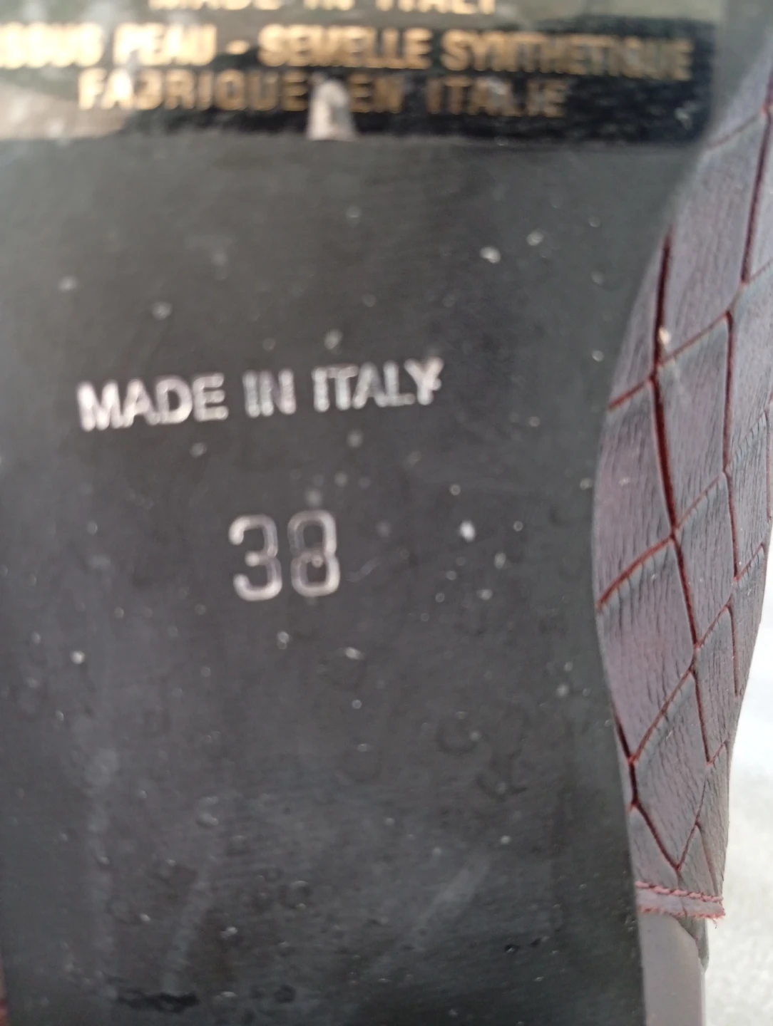 Brown Croc Embossed Chelsea Boots - Size 38 - photo 3