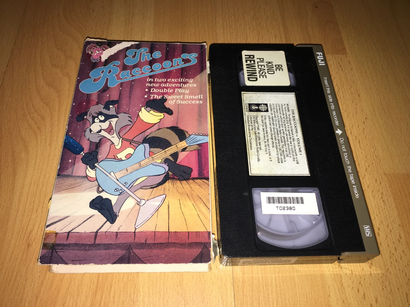 1987 - The Raccoons - Volume 1 VHS