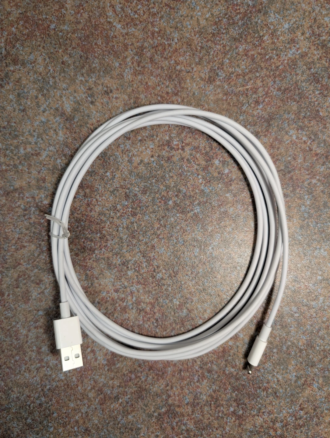 White USB to Lightning Cable