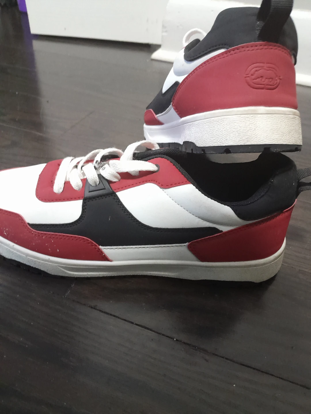 Red, Black & White DC Shoes