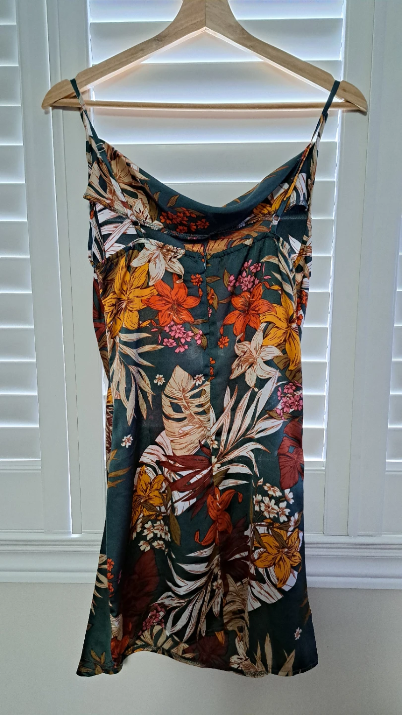 Floral Print Slip Dress - photo 2