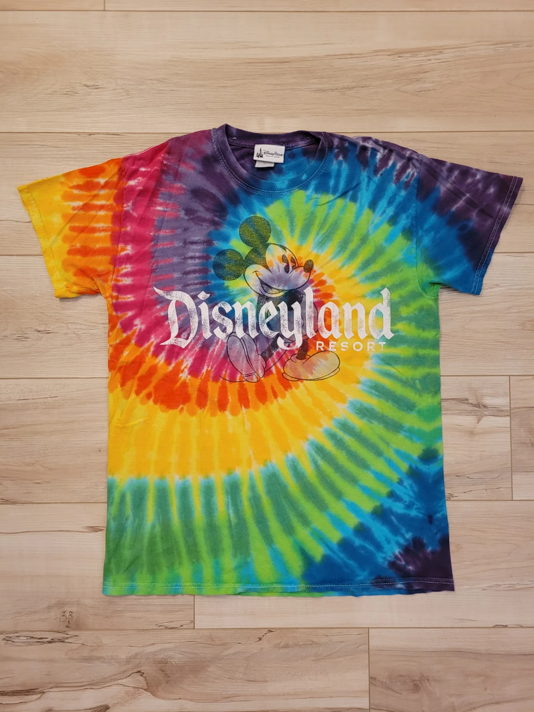 Disneyland Resort Tie-Dye Mickey Mouse T-Shirt - Size Medium