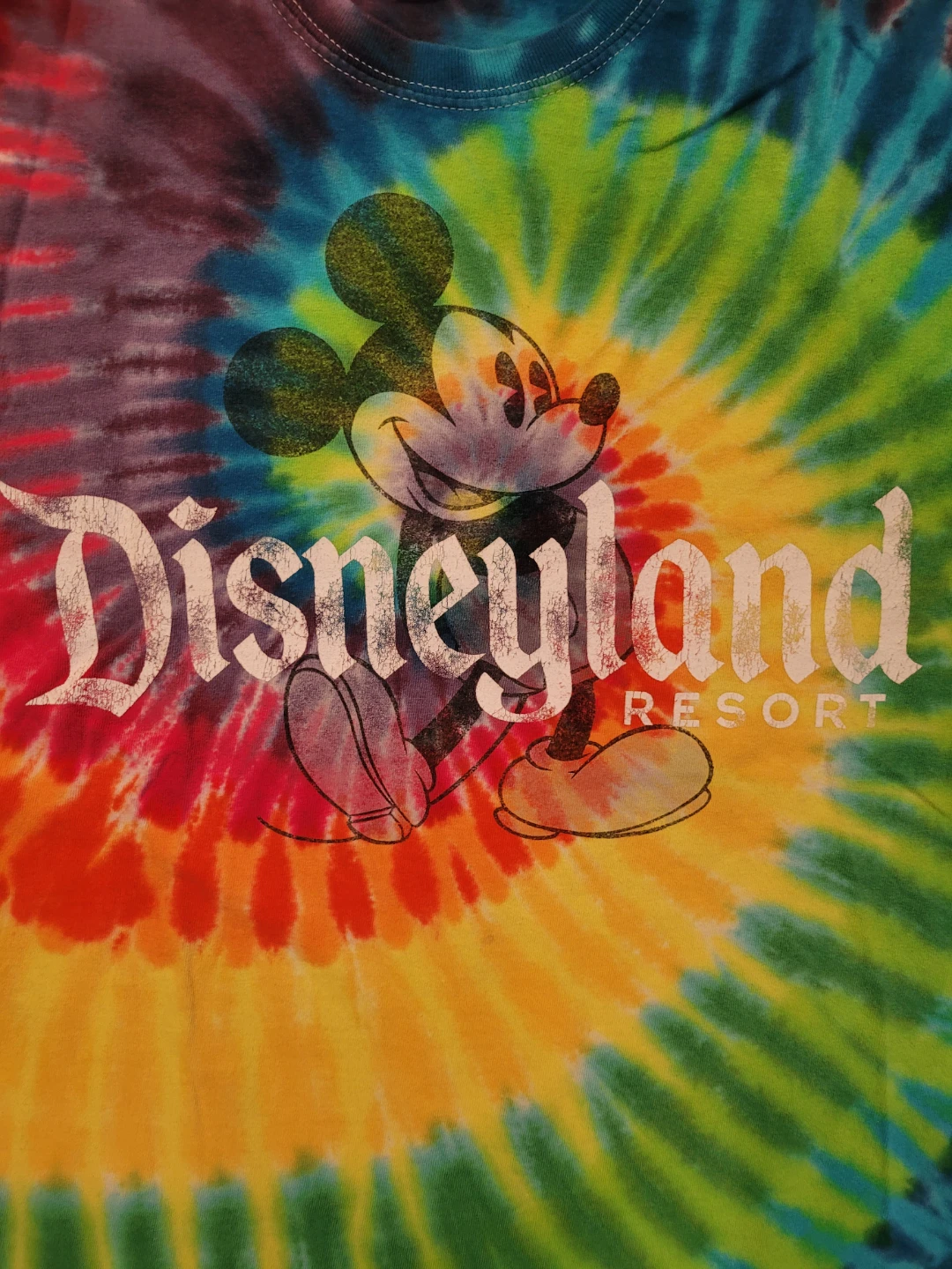 Disneyland Resort Tie-Dye Mickey Mouse T-Shirt - Size Medium - photo 4