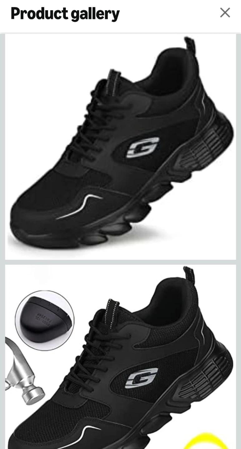 Black Safety Shoes - photo 4
