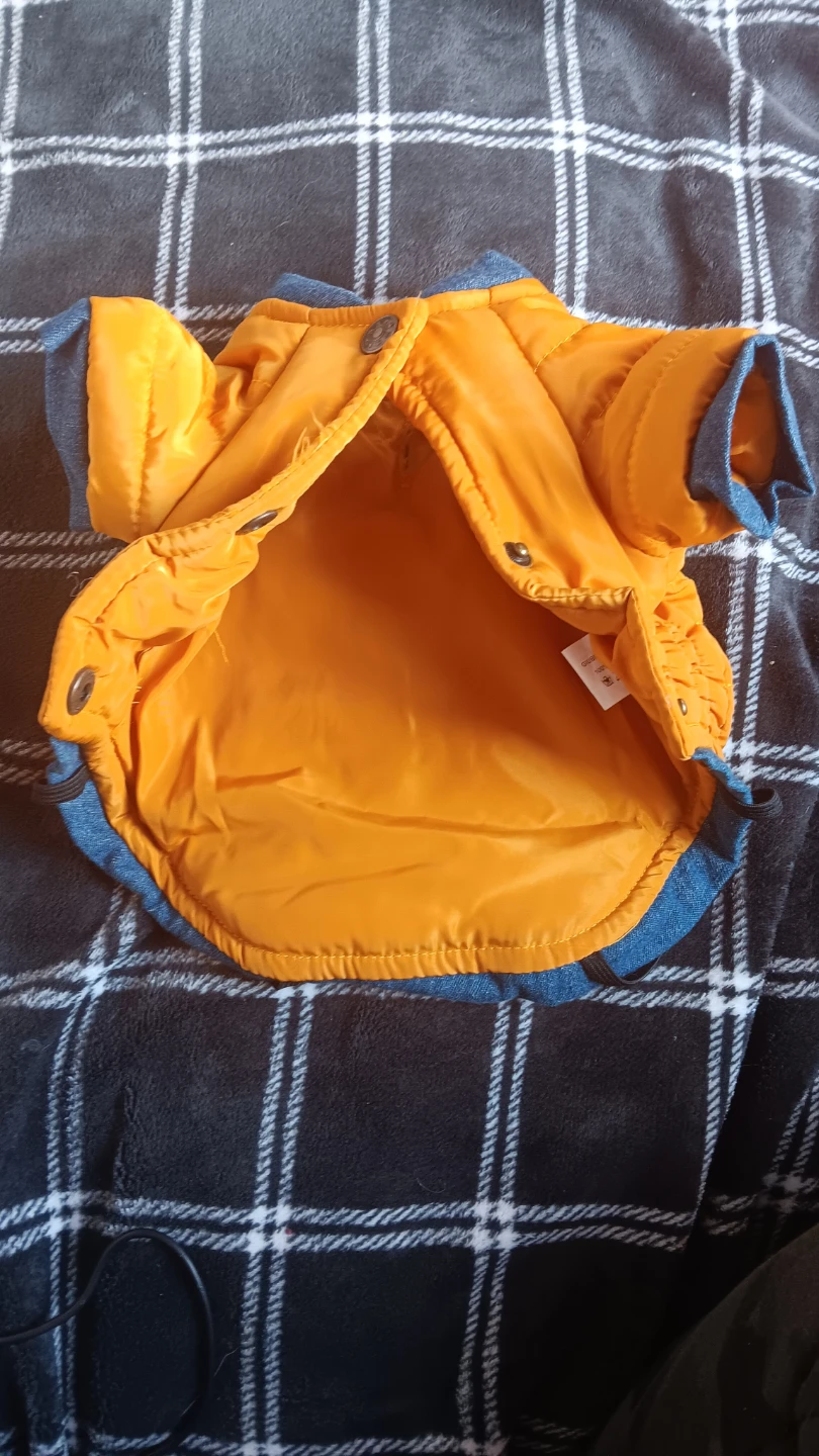 CROCI Pet Jacket - Orange and Blue - photo 3
