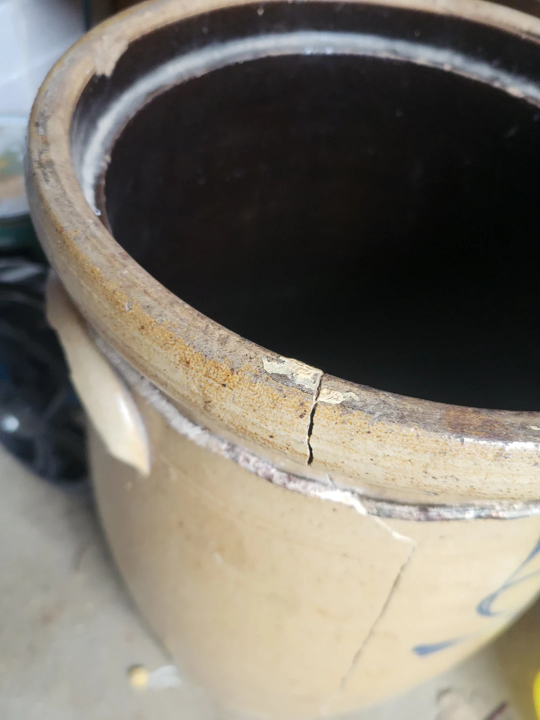 Vintage Stoneware Crock - photo 4
