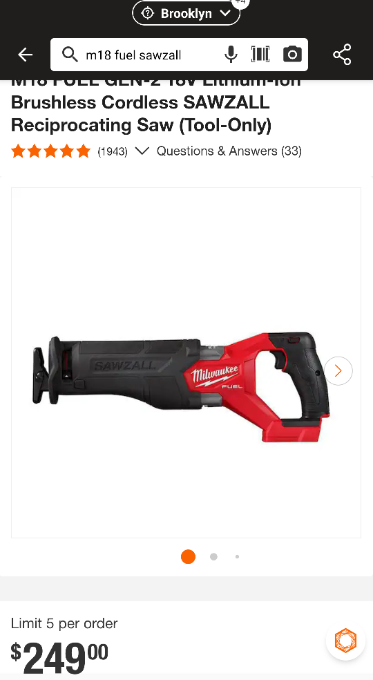 M18 Milwaukee FUEL Gen-2 Reciprocating Saw - photo 2