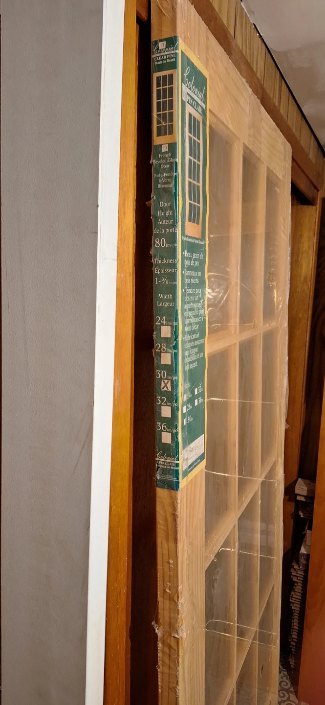 30 " Colonial French Bevelled Glass Door - Clear Pine - photo 2