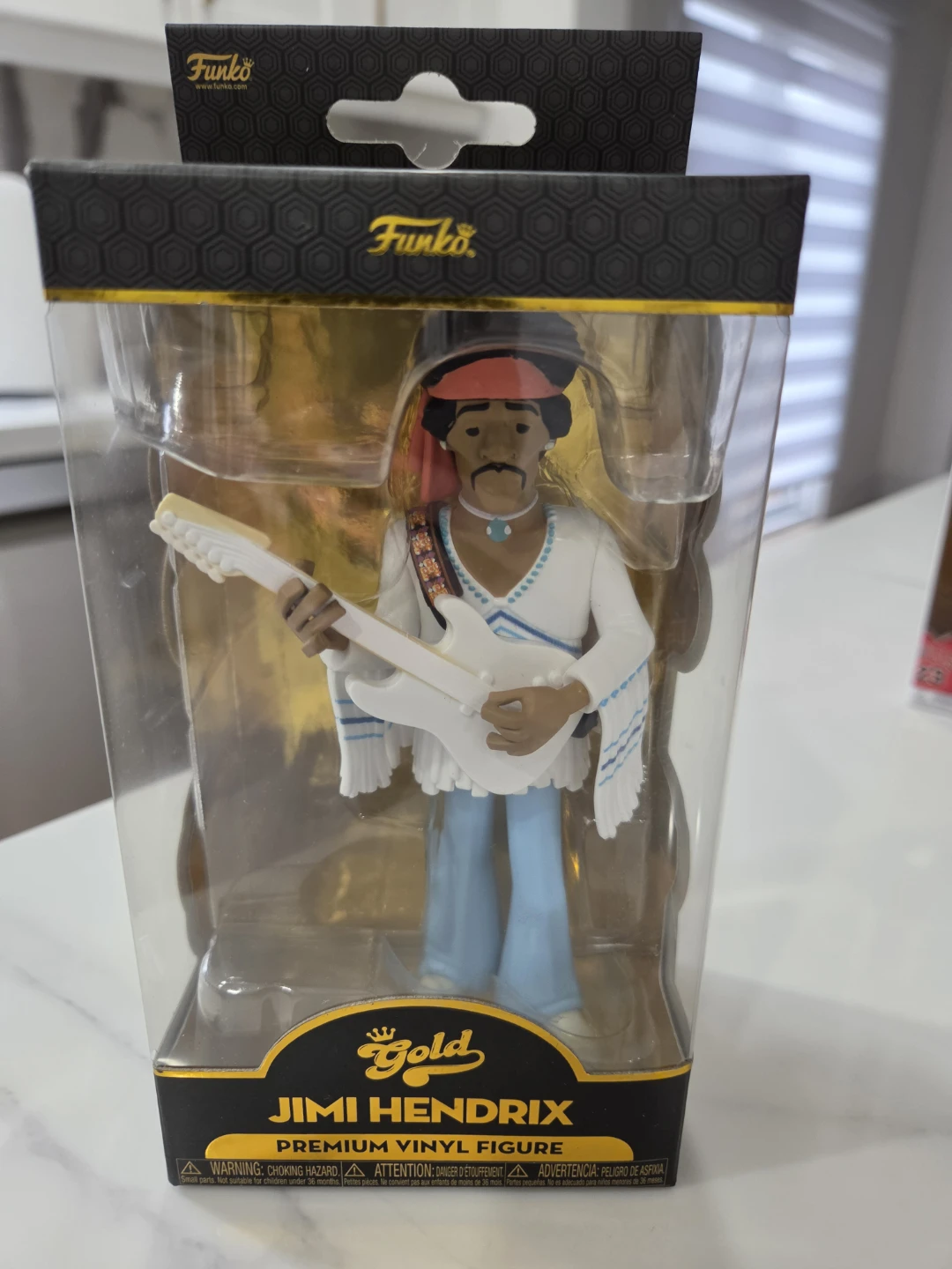 Funko Gold Jimi Hendrix Premium Vinyl Figure