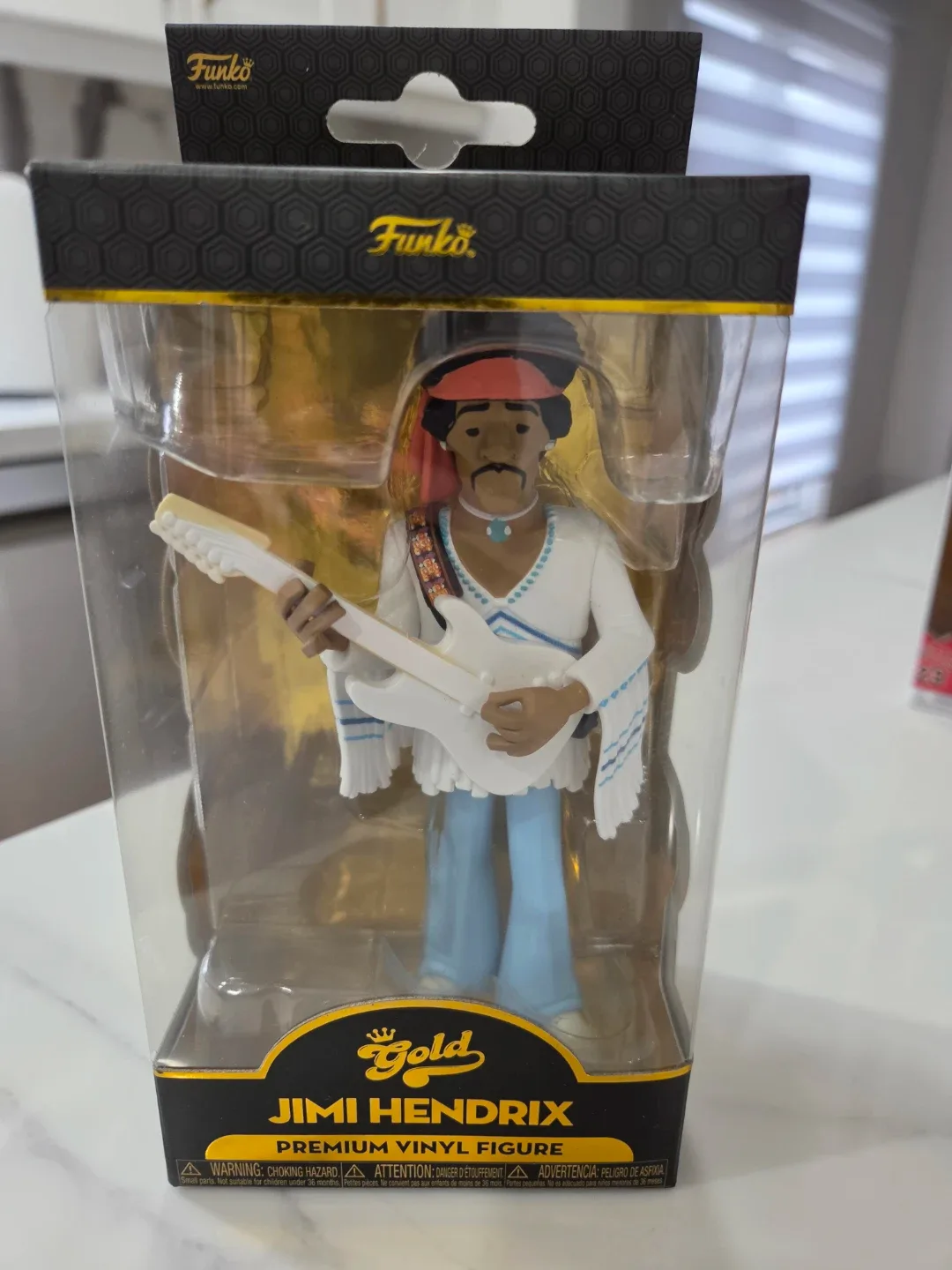 Funko Gold Jimi Hendrix Premium Vinyl Figure