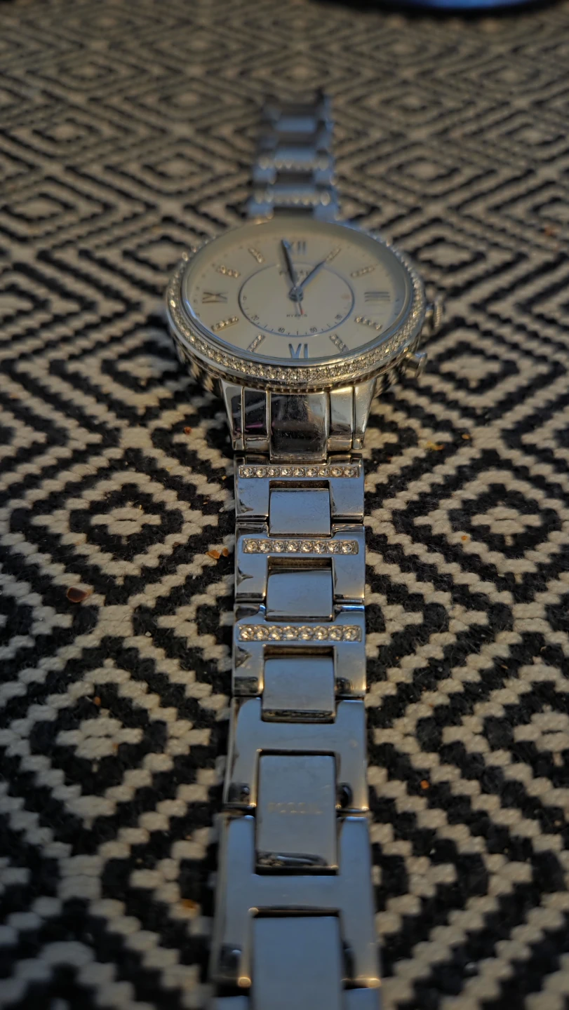 Fossil Q Hybrid Stainless Steel Watch with Crystals - photo 2