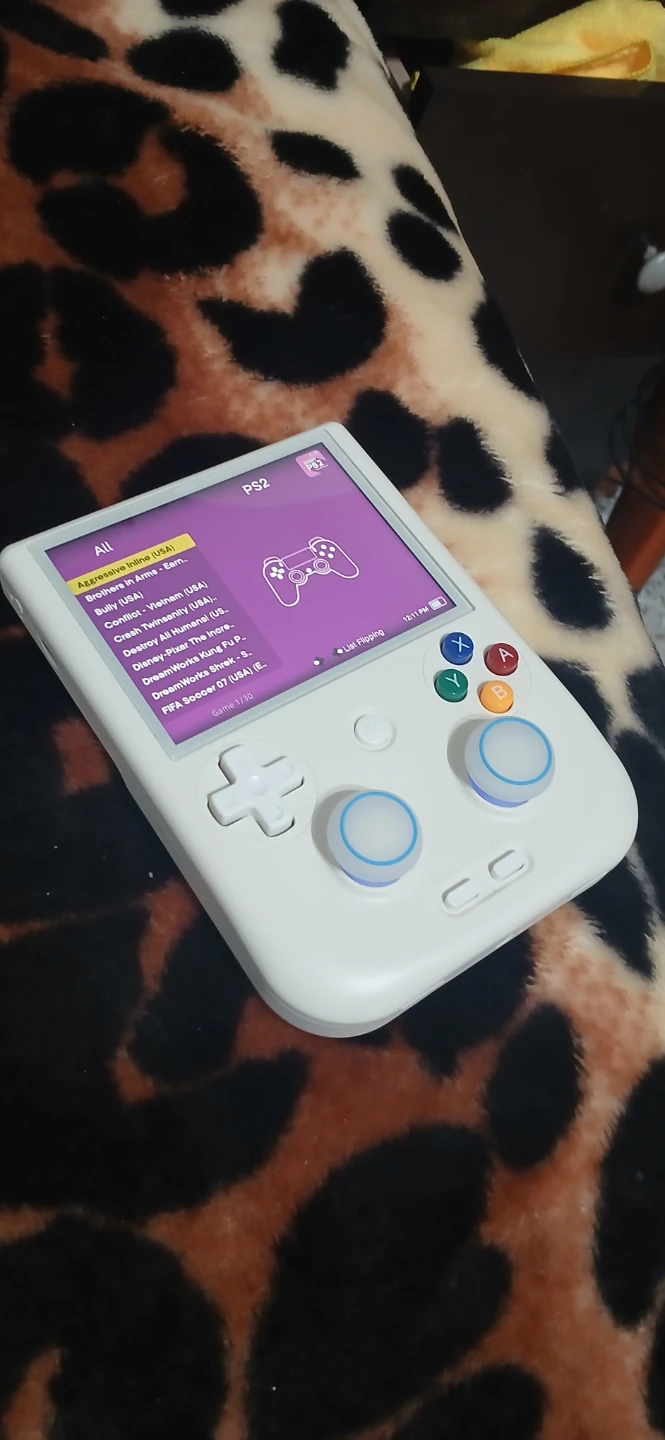 White Handheld Game Console - photo 3