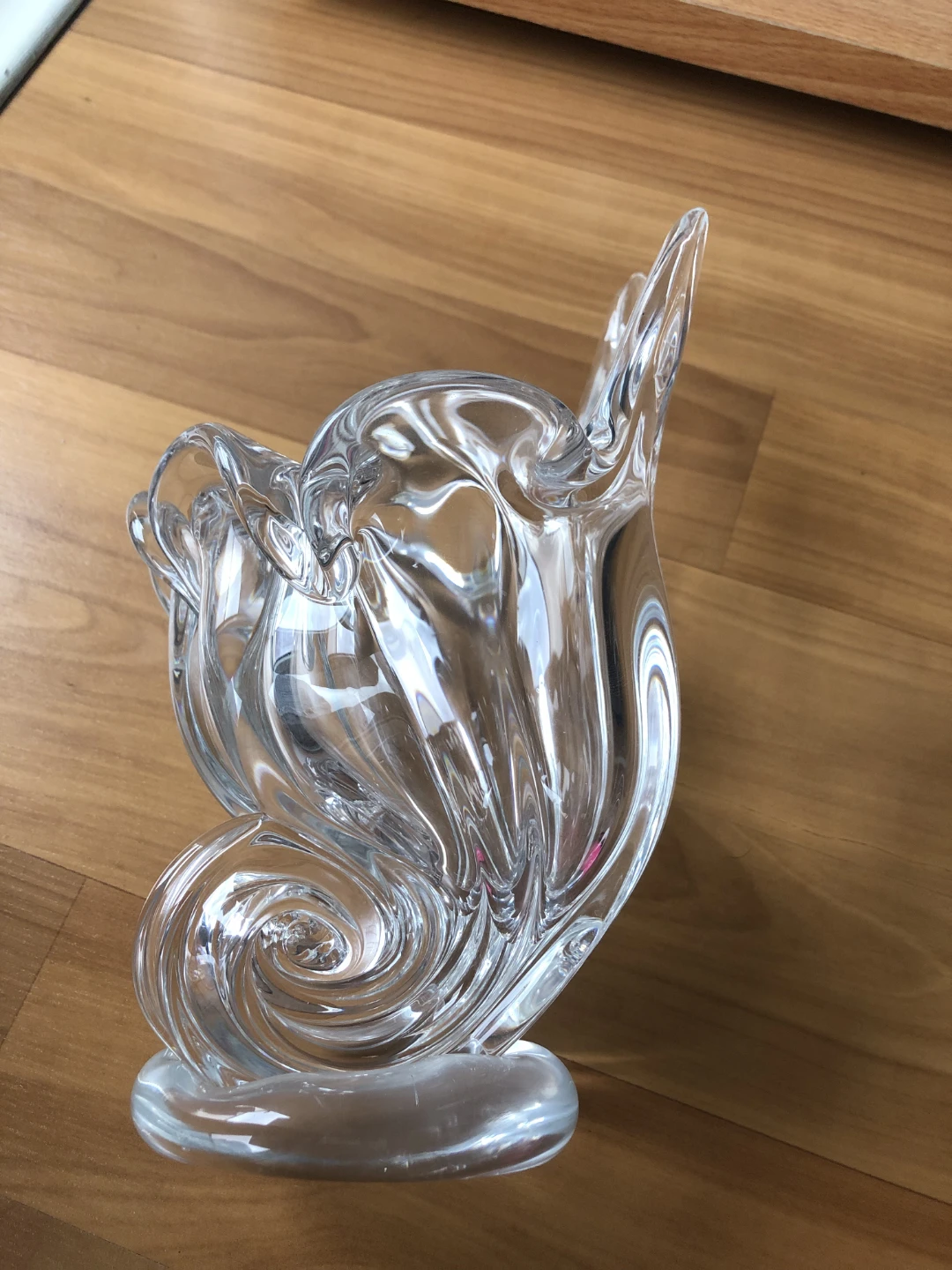 Clear Glass Decorative Vase - photo 2