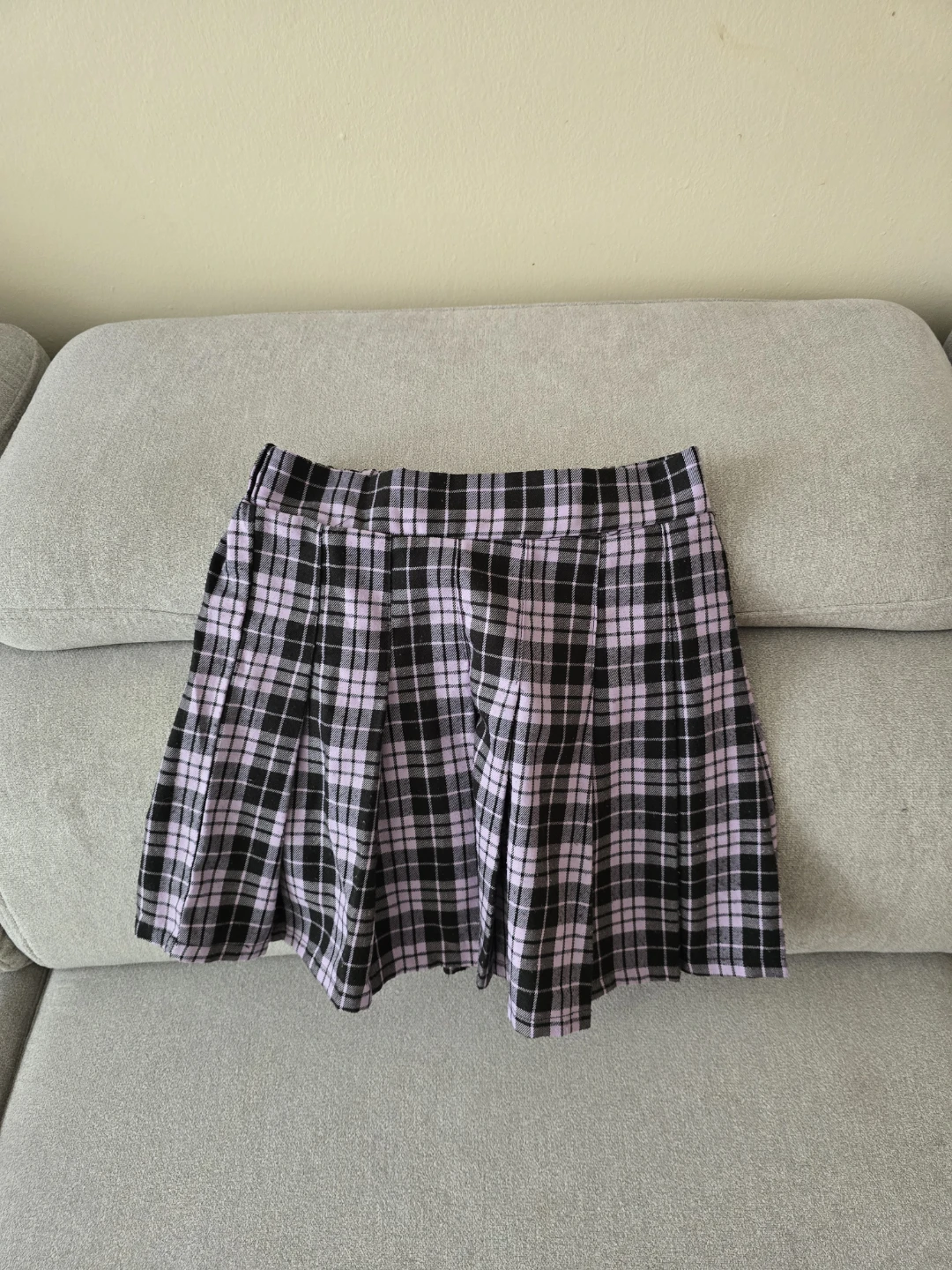 Urban Kids Plaid Pleated Skirt M (10/12)